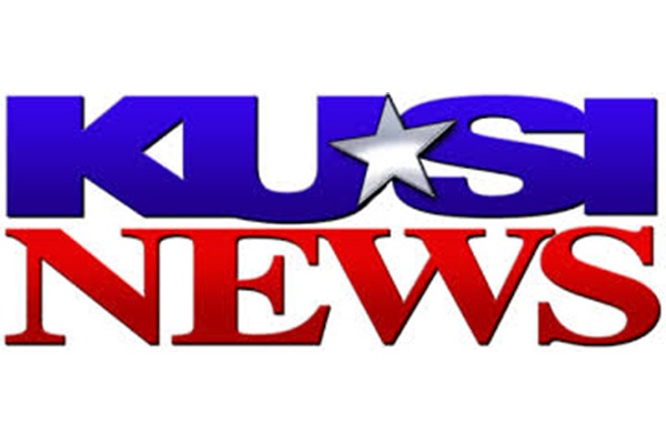 KUSI News logo, featuring bold blue and red letters with a star. Represents local news coverage and updates in the San Diego area.