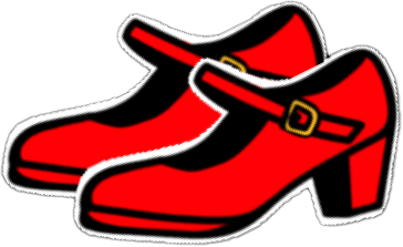 red shoes